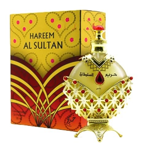 Hareem Al Sultan Gold Concentrated Perfume Oil for Unisex, 35 ml Khadlaj Perfume