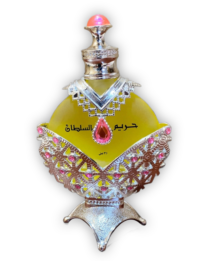Hareem Sultan Silver by Khadlaj concentrated Perfumes - Unisex Perfume Oil - 35ml, Floral Fragrance for Men and Women